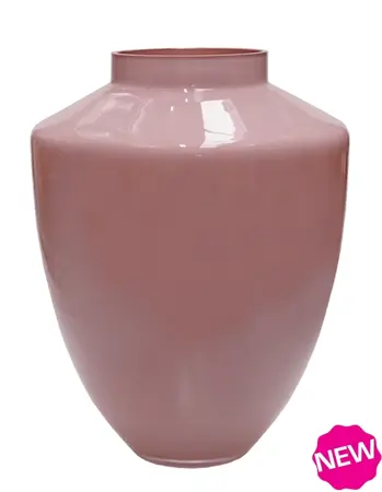 Vase The World Vaas tugela M Ø28 x H36cm pastel roze - afbeelding 1