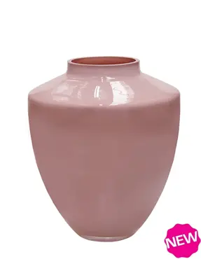 Vase The World Vaas tugela S Ø24,5 x H29cm pastel roze - afbeelding 1