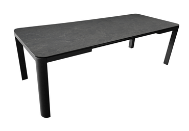 Vita Alma Tafel Uitschuifbaar 160 x 90 tot 210 x 90  Graphite / Dark Antraciet