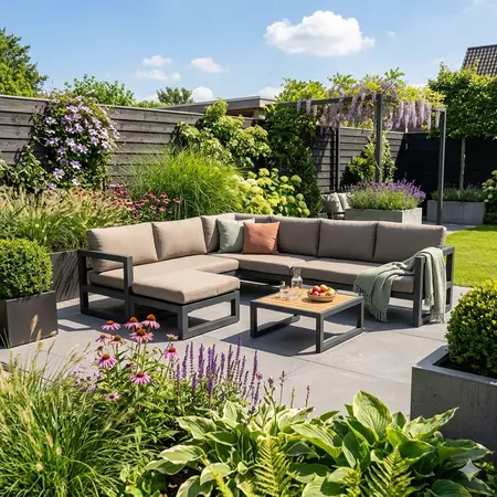 Vita Grosso 4 -delige Hoekbank Antraciet - afbeelding 2