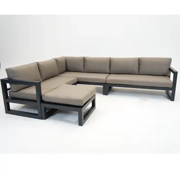 Vita Grosso 4 -delige Hoekbank Antraciet - afbeelding 1