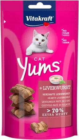 Vitakraft Cat Yums met leverworst 40g