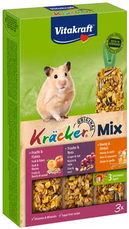 Vitakraft Kräcker Mix hamster honing/noot/fruit