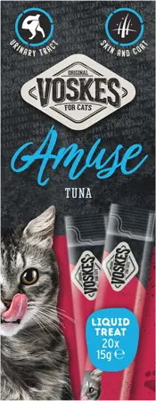Voskes Ause liquid treat tonijn 20x15g