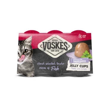 Voskes Delicatesse gelei Tonijn & Krab 6 x 25 gr