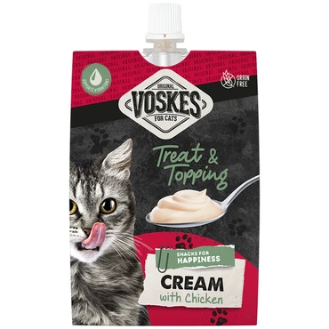 Voskes Original Cream Kattensnack Kip 90 gr