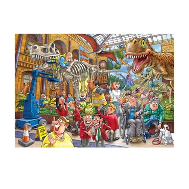 Wasgij Mystery 24 - Paniek in het Museum Puzzel (1000 stukjes) - afbeelding 2