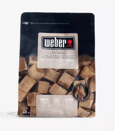 Weber Aanmaakblokjes bruin eco 48 stuks