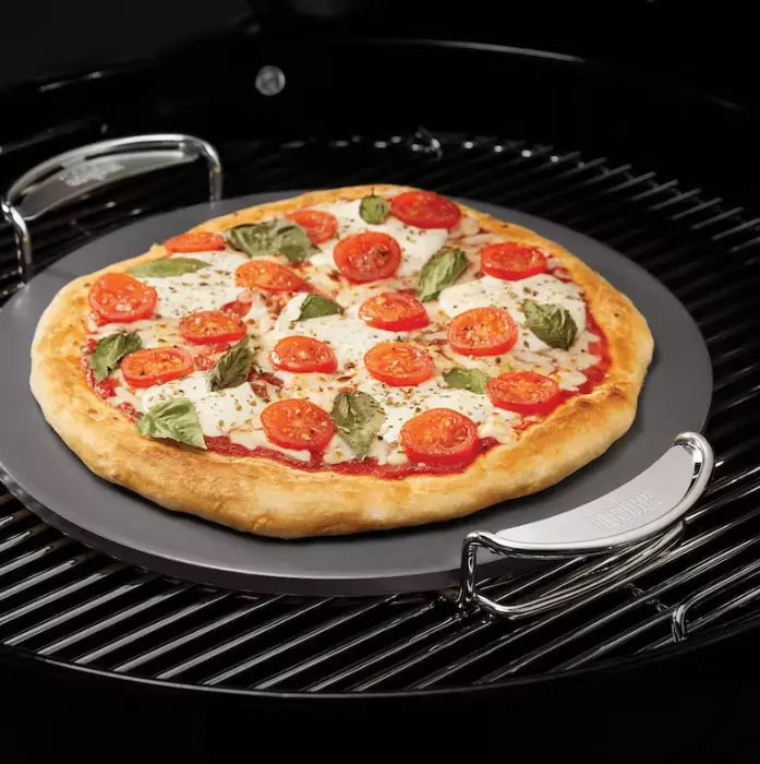 Bereid Accor Medaille Weber Crafted Pizzasteen geglazuurd - Top Tuincentrum