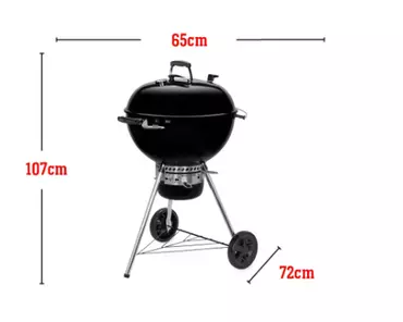 Weber houtskool barbecue mastertouch C-5750 slate