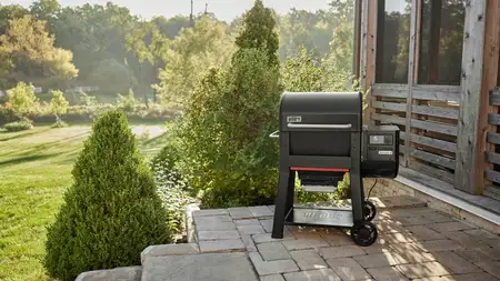 Weber houtskool barbecue searwood 600 24 pallet smoker zwart PRE-ORDER - afbeelding 6