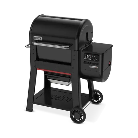 Weber houtskool barbecue searwood 600 24 pallet smoker zwart PRE-ORDER - afbeelding 1