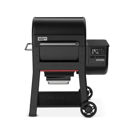 Weber houtskool barbecue searwood 600 24 pallet smoker zwart