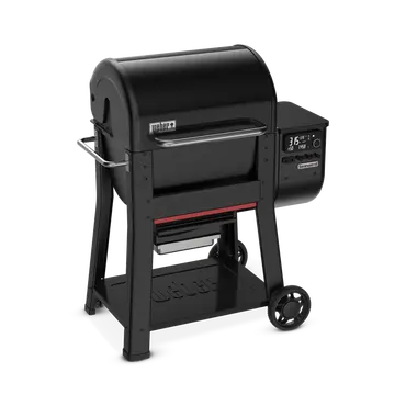 Weber houtskool barbecue searwood 600 24 pallet smoker zwart