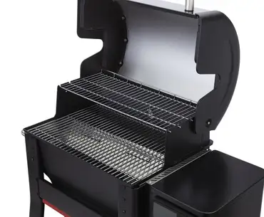 Weber houtskool barbecue searwood 600 24 pallet smoker zwart PRE-ORDER - afbeelding 4