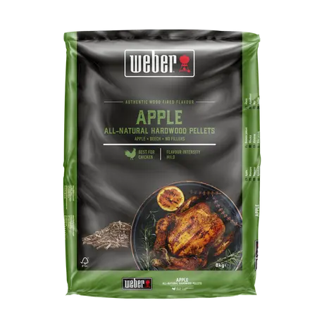 Weber Pellets hardhout apple 8kg - afbeelding 1