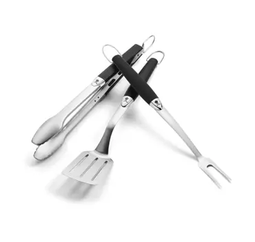 Weber Premium Tool set driedelig - Roestvrij staal - Zwart