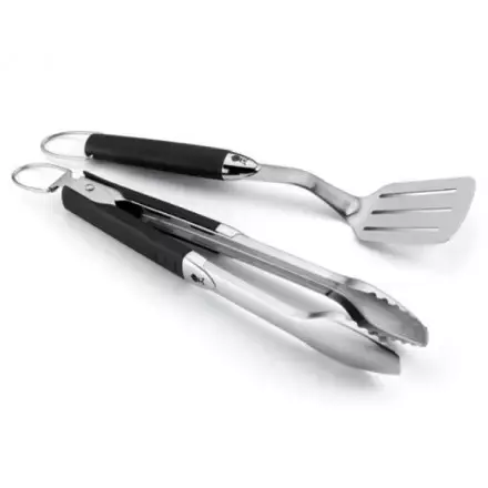 Weber Premium Tool set tweedelig - Roestvrij staal zwart