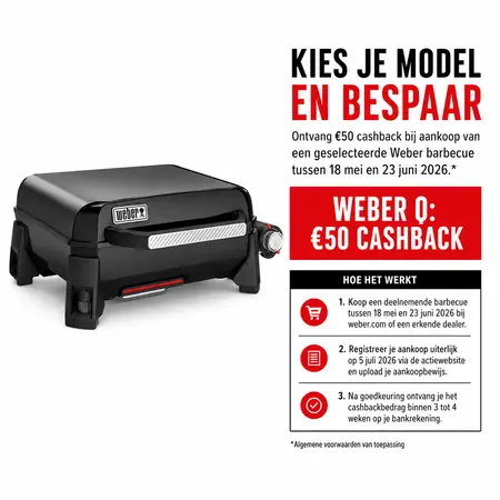Weber SLATE GP Premium bakplaat van 43 cm - afbeelding 1