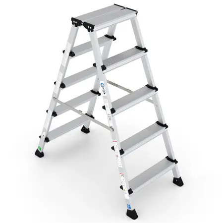 Wixor Handyman | 5 treden | Dubbel Oploopbaar - afbeelding 1