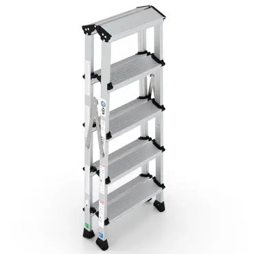 Wixor Handyman | 5 treden | Dubbel Oploopbaar - afbeelding 2