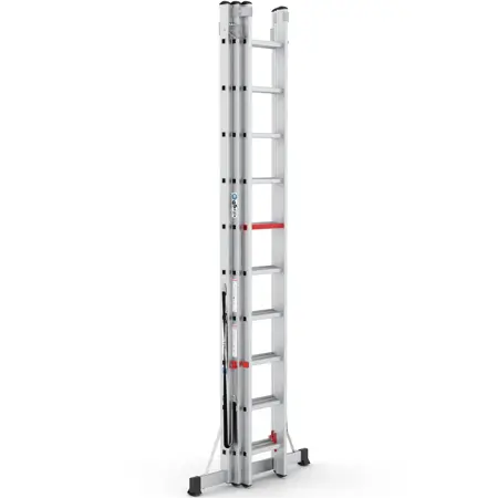 Wixor Professionele Ladder Aluminium 3x10 - afbeelding 5