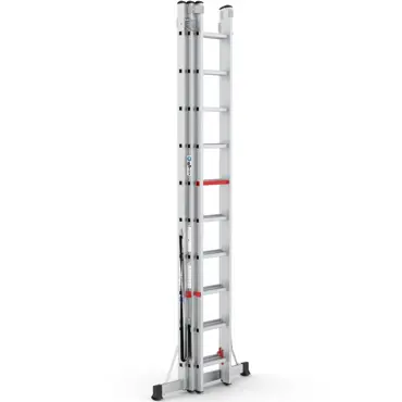 Wixor Professionele Ladder Aluminium 3x10 - afbeelding 5