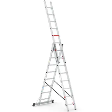 Wixor Professionele Ladder Aluminium 3x8
