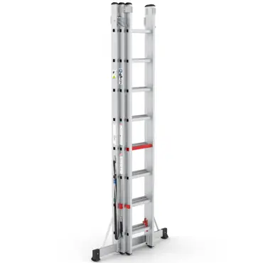 Wixor Professionele Ladder Aluminium 3x8 - afbeelding 5