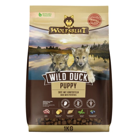 Wolfsblut Puppy wilde eend 1kg