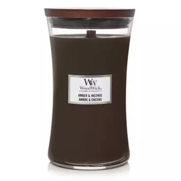 Woodwick Amber & Incense Large Candle