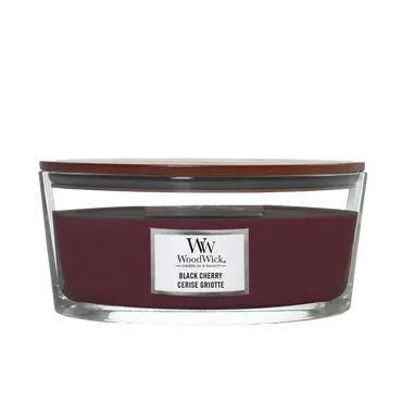 WoodWick Black Cherry Ellipse Candle