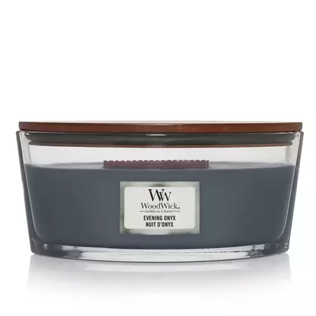 Woodwick Evening Onyx Ellipse Candle