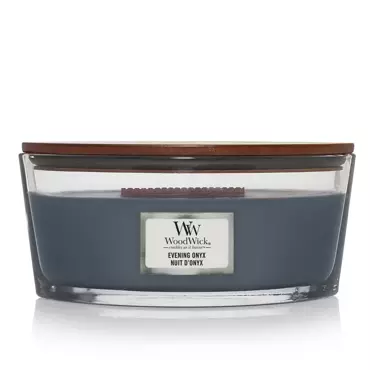 Woodwick Evening Onyx Ellipse Candle