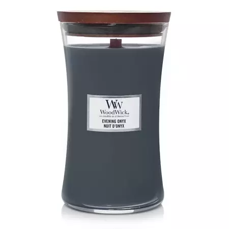 Woodwick Evening Onyx Large Candle