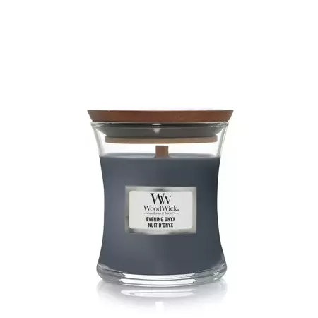 Woodwick Evening Onyx Mini Candle