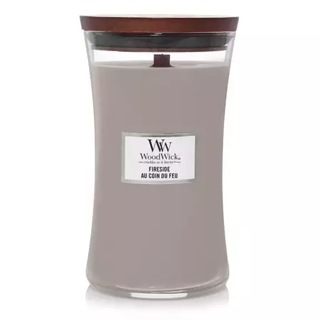 Woodwick Fireside Large Candle - afbeelding 1