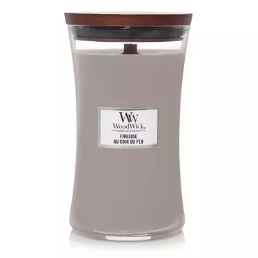 Woodwick Fireside Large Candle - afbeelding 1