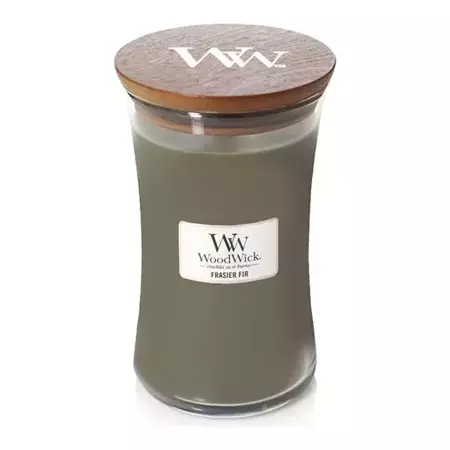 Woodwick Frasier Fir Large Candle - afbeelding 1