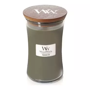 Woodwick Frasier Fir Large Candle - afbeelding 1