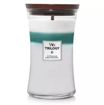 Woodwick Icy Woodland Trilogy Large Candle