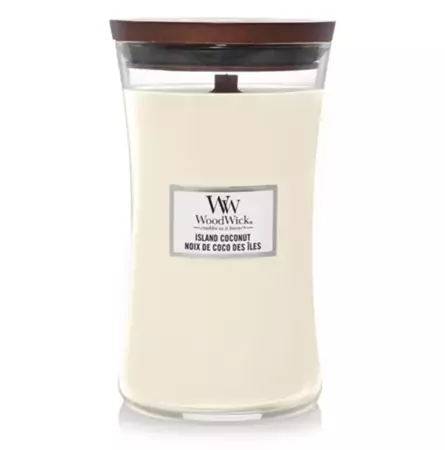 Woodwick Island Coconut Large Candle