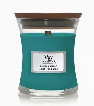 Woodwick Juniper & Spruce Mini Candle