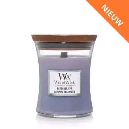 Woodwick Lavender Spa Medium Candle