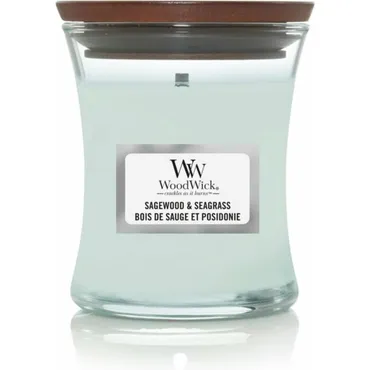 WoodWick Sagewood & Seagrass Mini Candle
