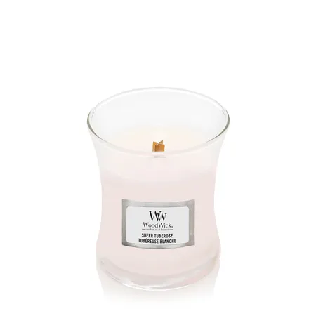 WoodWick Sheer Tuberose Mini Candle