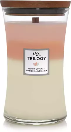 Woodwick Trilogy Island Getaway Large Candle - afbeelding 1