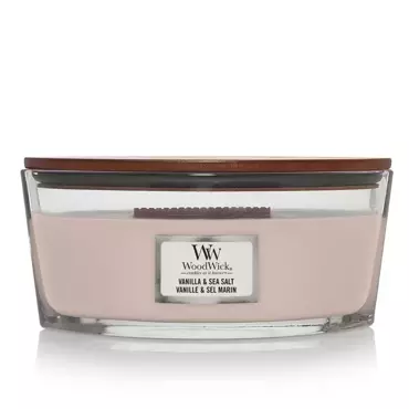 Woodwick Vanilla & Sea Salt Ellipse Candle