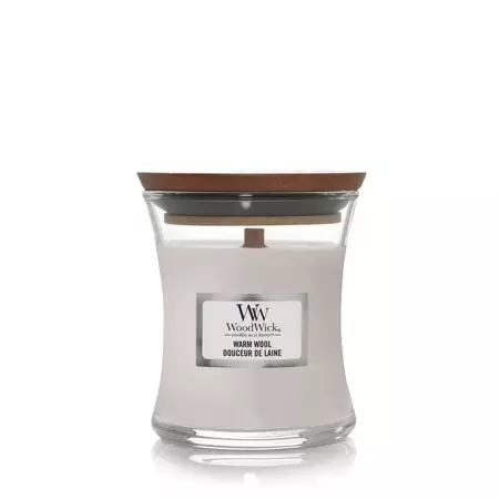 Woodwick Warm Wool Mini Candle - afbeelding 1