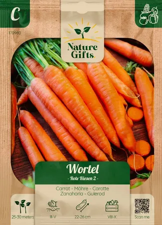 Wortel rode reuzen 2 per 25m - afbeelding 1